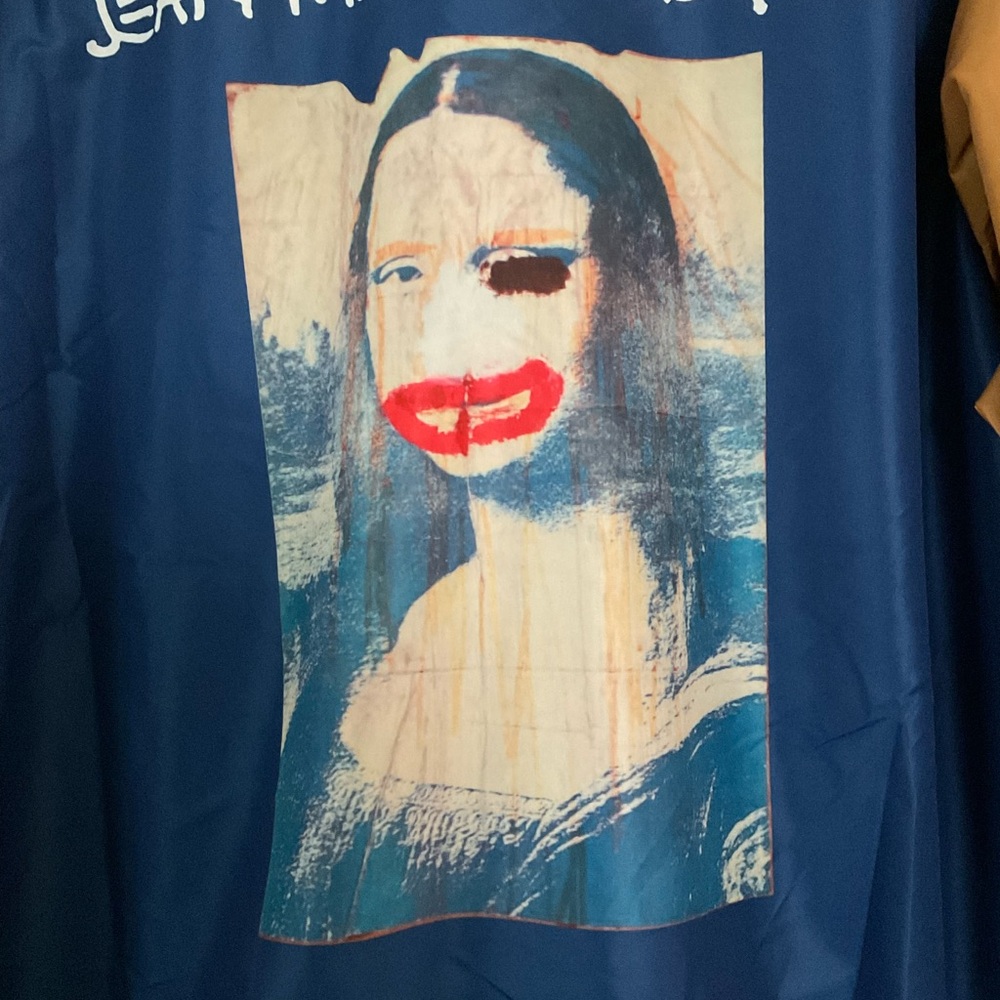 Jean Michel Basquiat Members Only Mens Sz L Mona Lisa Streetwear Windbreaker NWT - Picture 7 of 12